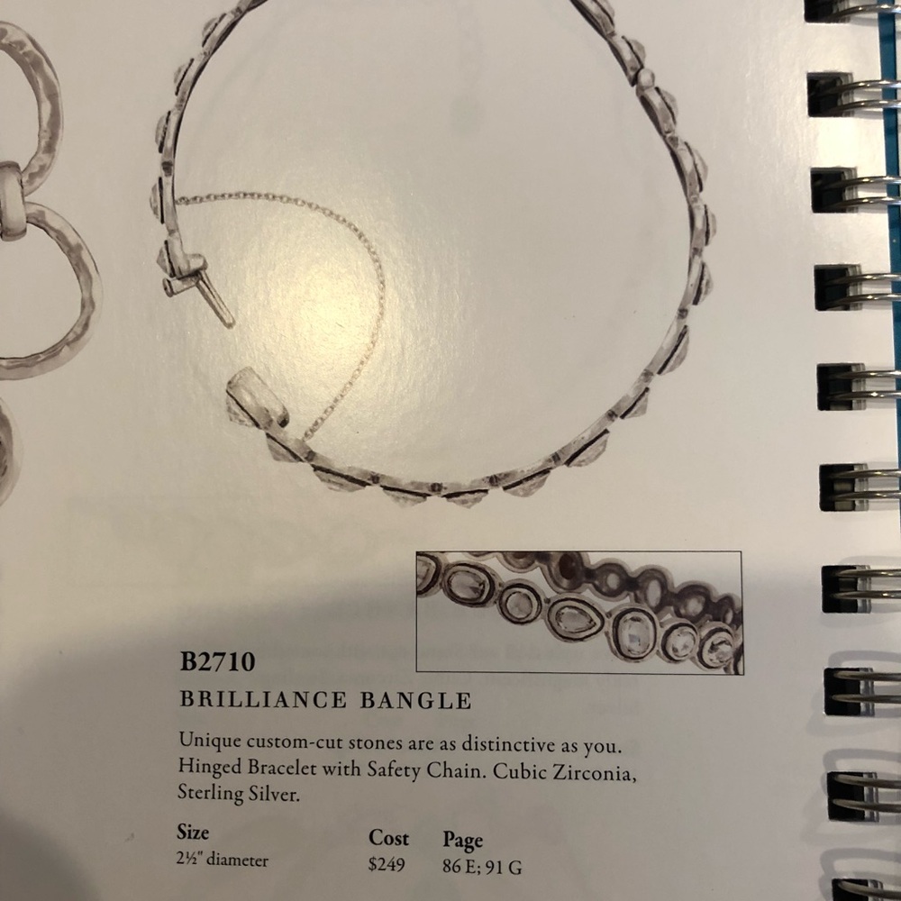 Silpada brilliance bangle bracelet 2 1/2” diameter - Picture 5 of 5